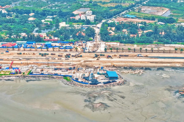 Vinhomes Cần Giờ sử dụng công nghệ san lấp lấn biển bền vững hàng đầu thế giới