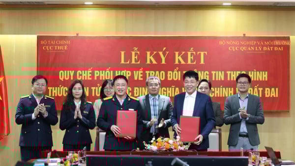Cục Thuế và Cục Quản lý đất đai phối hợp trao đổi thông tin nghĩa vụ tài chính đất đai