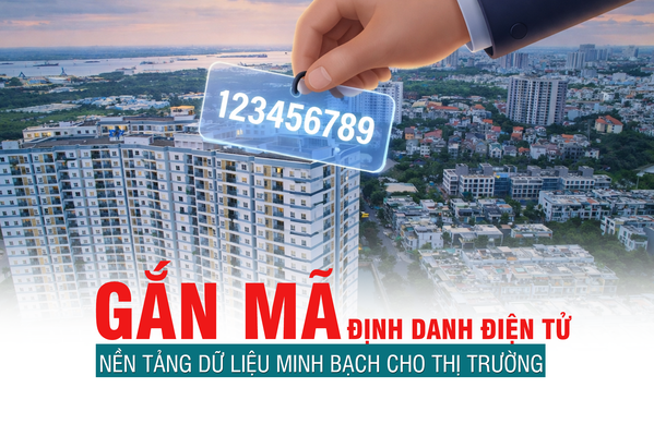 Gắn mã định danh điện tử cho bất động sản: Nền tảng dữ liệu minh bạch cho thị trường