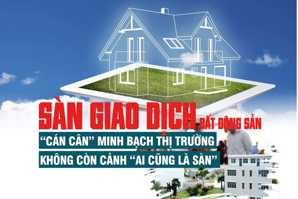 Sàn giao dịch bất động sản: “Cán cân” minh bạch thị trường, không còn cảnh “ai cũng là sàn”