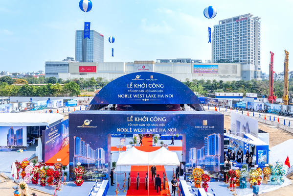 Sunshine Group khởi công, động thổ ba dự án tại Hà Nội với tâm điểm là Noble West Lake Ha Noi - Tổ hợp căn hộ hàng hiệu số 1 việt nam