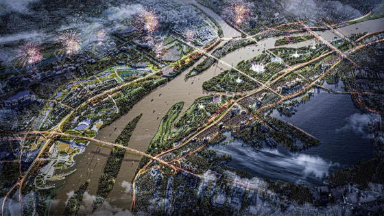 Hà Nội đền bù đất cao gấp đôi bảng giá đất tại siêu dự án sông Hồng