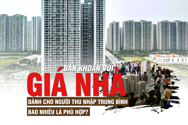 Băn khoăn với giá nhà dành cho người thu nhập trung bình: Bao nhiêu là phù hợp?
