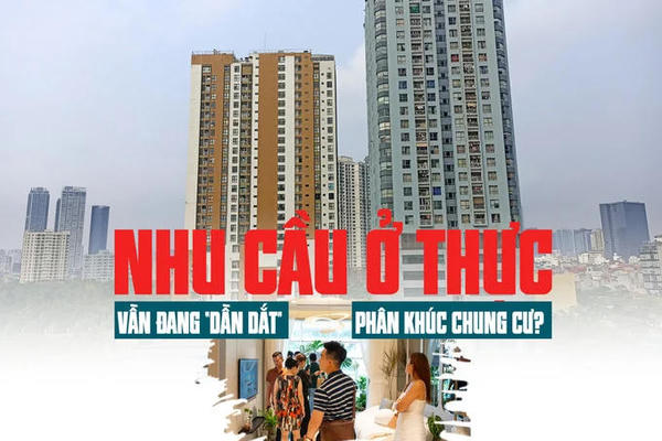 Nhu cầu ở thực vẫn đang “dẫn dắt” phân khúc chung cư