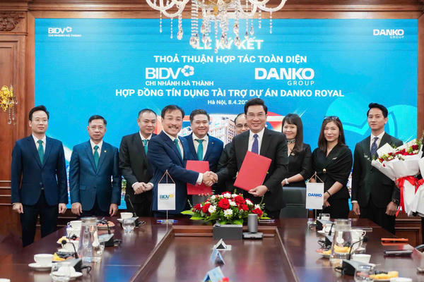 Danko Group “bắt tay” BIDV: Bảo chứng vàng cho tiến độ Danko Royal