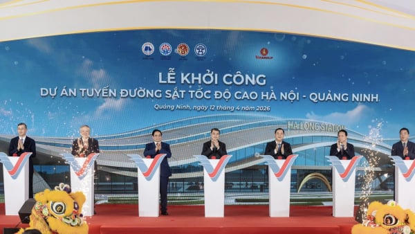 Khởi công tuyến đường sắt tốc độ cao Hà Nội - Quảng Ninh