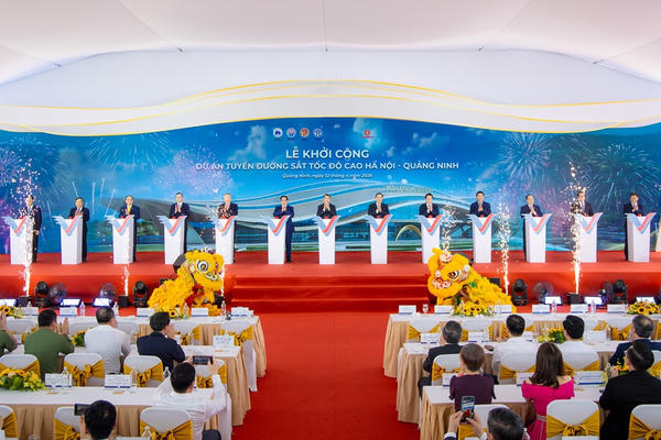 Khởi công đường sắt tốc độ cao Hà Nội - Quảng Ninh: Vincom Collection Bazaar đón dòng giá trị mới từ hạ tầng tỷ USD