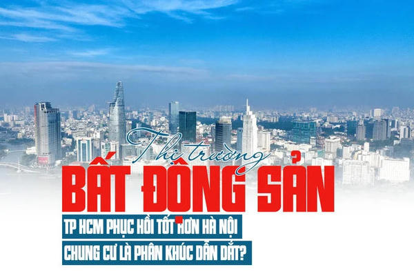Thị trường bất động sản TP HCM phục hồi tốt hơn Hà Nội, chung cư là phân khúc dẫn dắt