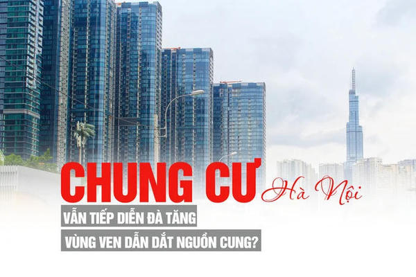 Chung cư Hà Nội vẫn tiếp diễn đà tăng, vùng ven dẫn dắt nguồn cung