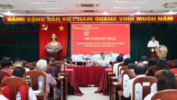 Thuế Cần Thơ đối thoại chính sách thuế với doanh nghiệp kinh doanh lúa, gạo, thủy sản Thuế Cần Thơ đối thoại chính sách thuế với doanh nghiệp kinh doanh lúa, gạo, thủy sản