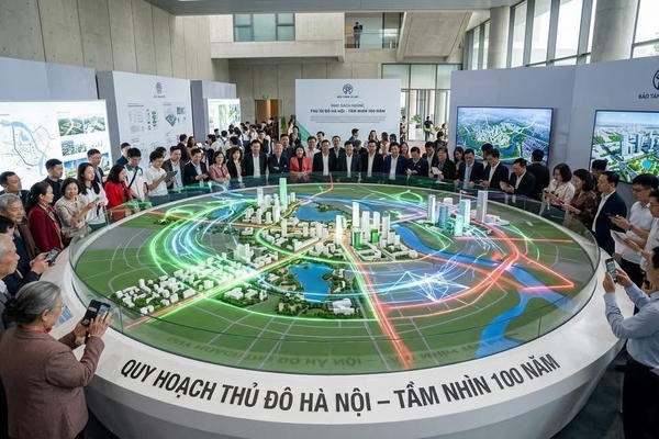 Hôm nay chính thức công bố quy hoạch Hà Nội 100 năm, sa bàn trưng bày tại Bảo tàng Hà Nội