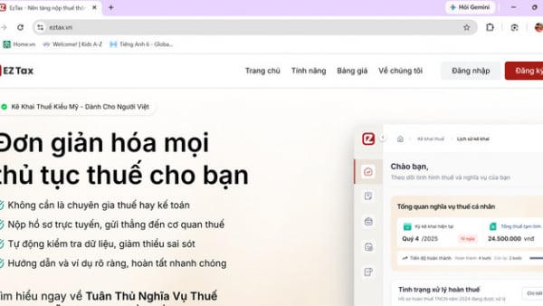 Ra mắt nền tảng EZ Tax hỗ trợ hộ kinh doanh thực hiện kê khai thuế Ra mắt nền tảng EZ Tax hỗ trợ hộ kinh doanh thực hiện kê khai thuế