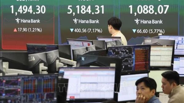 Chứng khoán Hàn Quốc tiếp tục lao dốc Chứng khoán Hàn Quốc tiếp tục lao dốc