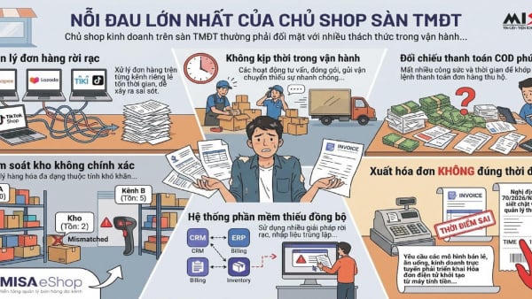 Sáu khó khăn của chủ shop thương mại điện tử