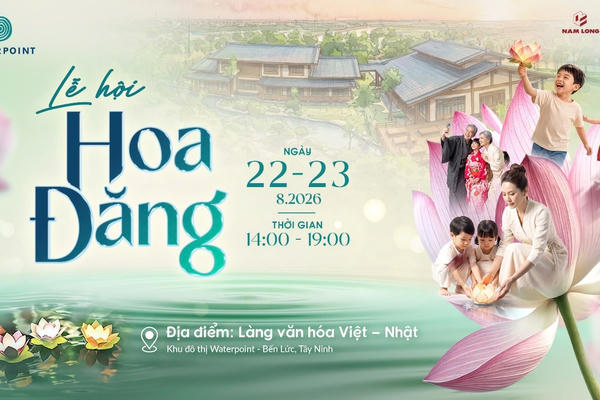 Thắp sáng đêm hội Hoa Đăng, Waterpoint nuôi dưỡng nhịp sống đô thị