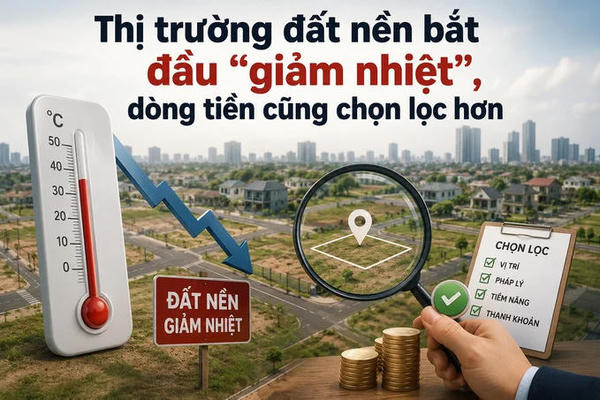 Thị trường đất nền bắt đầu “giảm nhiệt”, dòng tiền cũng chọn lọc hơn