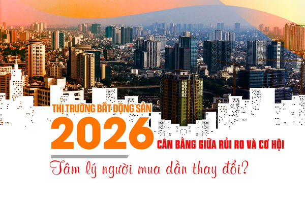 Thị trường bất động sản 2026: Cân bằng giữa rủi ro và cơ hội, tâm lý người mua dần thay đổi