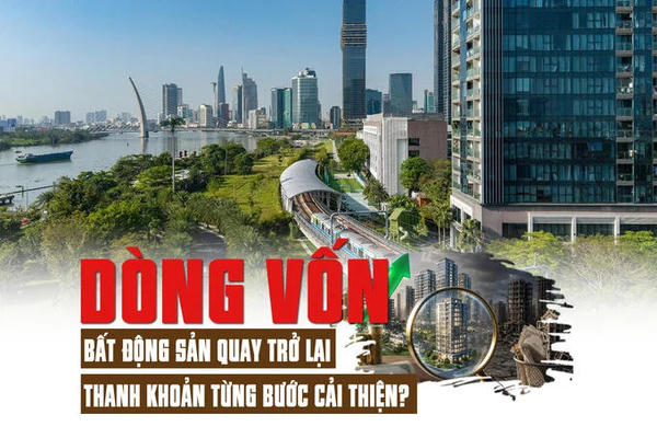 Dòng vốn bất động sản quay trở lại, thanh khoản từng bước cải thiện