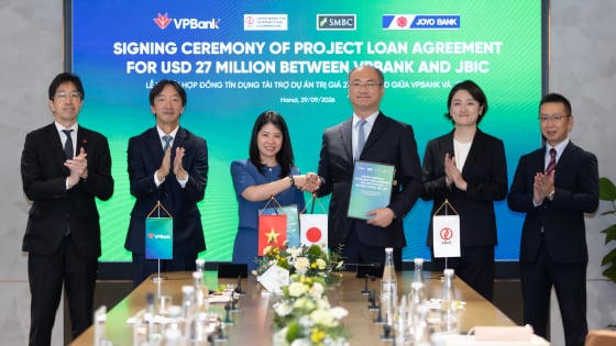 VPBank và JBIC ký kết khoản vay 27 triệu USD, tài trợ chuyển dịch năng lượng tại Việt Nam VPBank và JBIC ký kết khoản vay 27 triệu USD, tài trợ chuyển dịch năng lượng tại Việt Nam