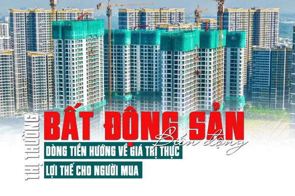 Thị trường bất động sản biến động, dòng tiền hướng về giá trị thực, lợi thế cho người mua Thị trường bất động sản biến động, dòng tiền hướng về giá trị thực, lợi thế cho người mua