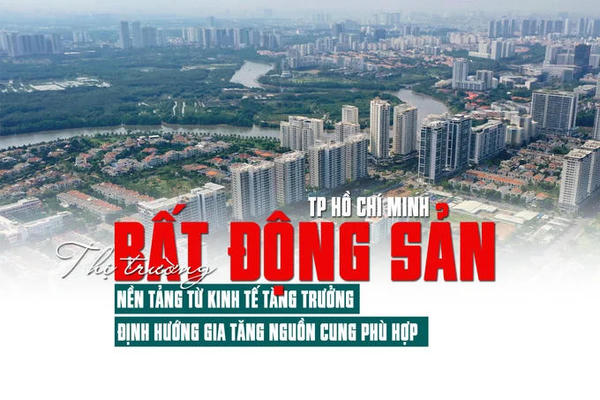 Thị trường bất động sản Tp Hồ Chí Minh: Nền tảng từ kinh tế tăng trưởng, định hướng gia tăng nguồn cung phù hợp