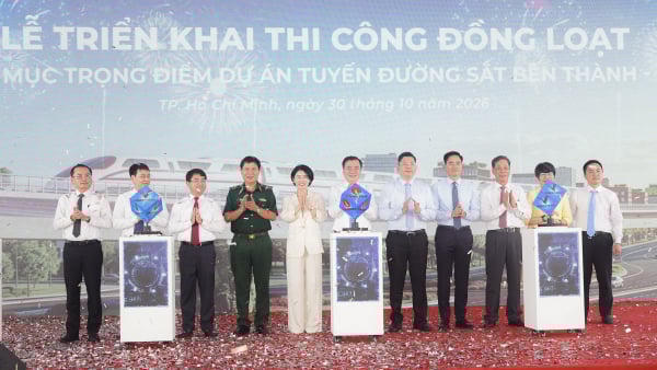 Metro Bến Thành - Cần Giờ đồng loạt thi công Metro Bến Thành - Cần Giờ đồng loạt thi công