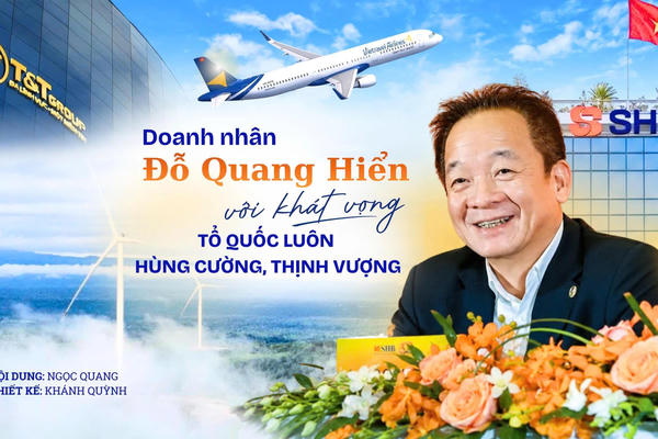 Doanh nhân Đỗ Quang Hiển: Chọn việc khó, đi đường dài, luôn hướng về Tổ quốc Doanh nhân Đỗ Quang Hiển: Chọn việc khó, đi đường dài, luôn hướng về Tổ quốc