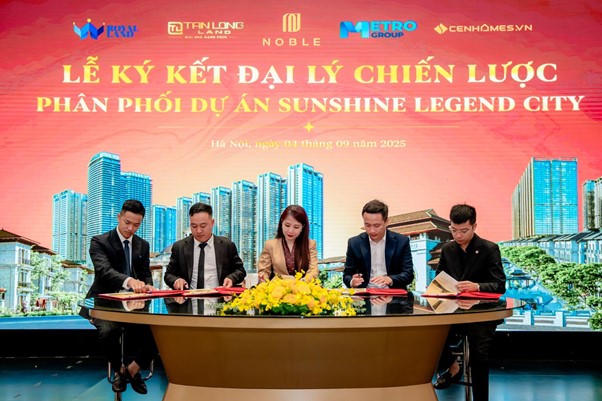 Sunshine Legend City “bắt tay” hàng loạt đại lý chiến lược, thổi bùng sức nóng BĐS Đông Hà Nội Sunshine Legend City “bắt tay” hàng loạt đại lý chiến lược, thổi bùng sức nóng BĐS Đông Hà Nội