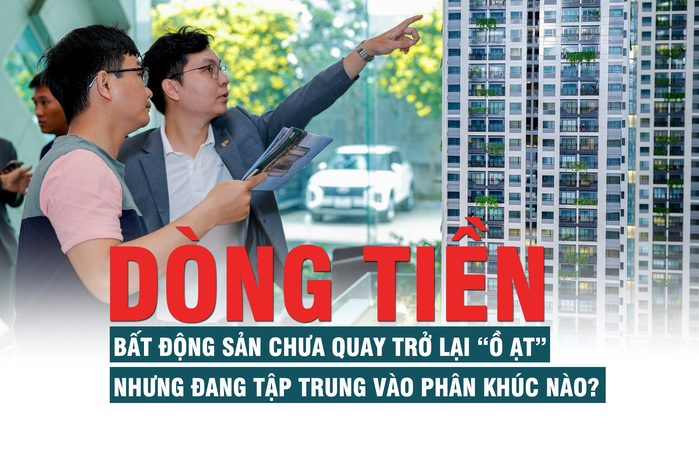 Dòng tiền bất động sản chưa quay trở lại “ồ ạt” nhưng đang tập trung vào phân khúc nào?