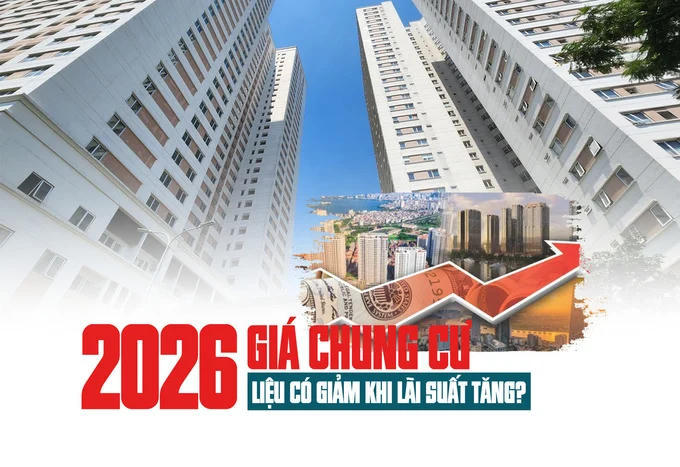 Giá chung cư năm 2026 liệu có giảm khi lãi suất tăng?