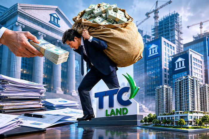 Đằng sau cú "nhảy vọt" lợi nhuận của TTC Land, nhưng dòng tiền âm nặng hơn 650 tỷ, liên tục phải thế chấp bất động sản để vay vốn