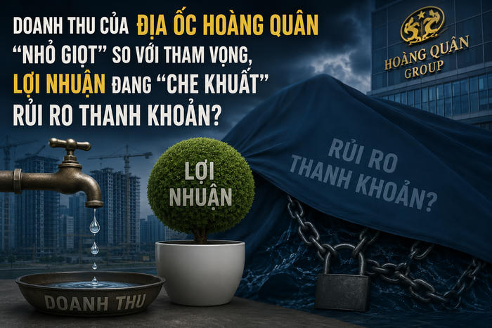  “Ông trùm” Hoàng Quân (HQC) đang ở đâu với lời hứa làm 50.000 căn NOXH: Doanh thu “nhỏ giọt” so với tham vọng, lợi nhuận đang “che khuất” rủi ro thanh khoản?