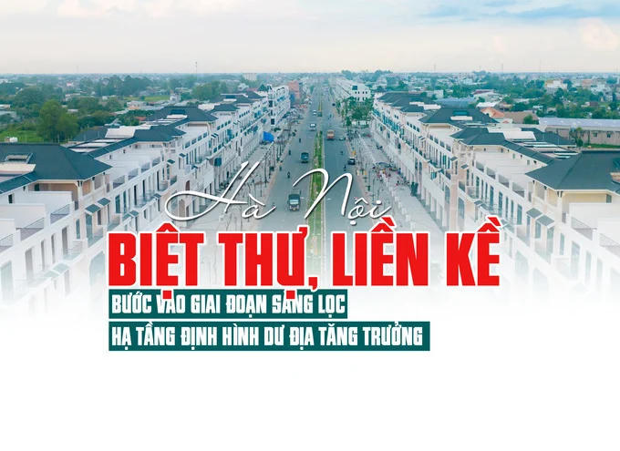Biệt thự, liền kề Hà Nội: Bước vào giai đoạn sàng lọc, Hạ tầng định hình dư địa tăng trưởng Biệt thự, liền kề Hà Nội: Bước vào giai đoạn sàng lọc, Hạ tầng định hình dư địa tăng trưởng