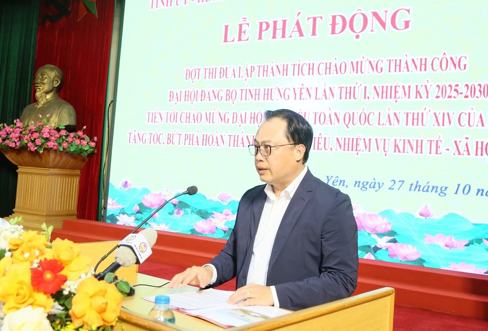 Hưng Yên: Tăng tốc, bứt phá hoàn thành các mục tiêu phát triển kinh tế - xã hội năm 2025