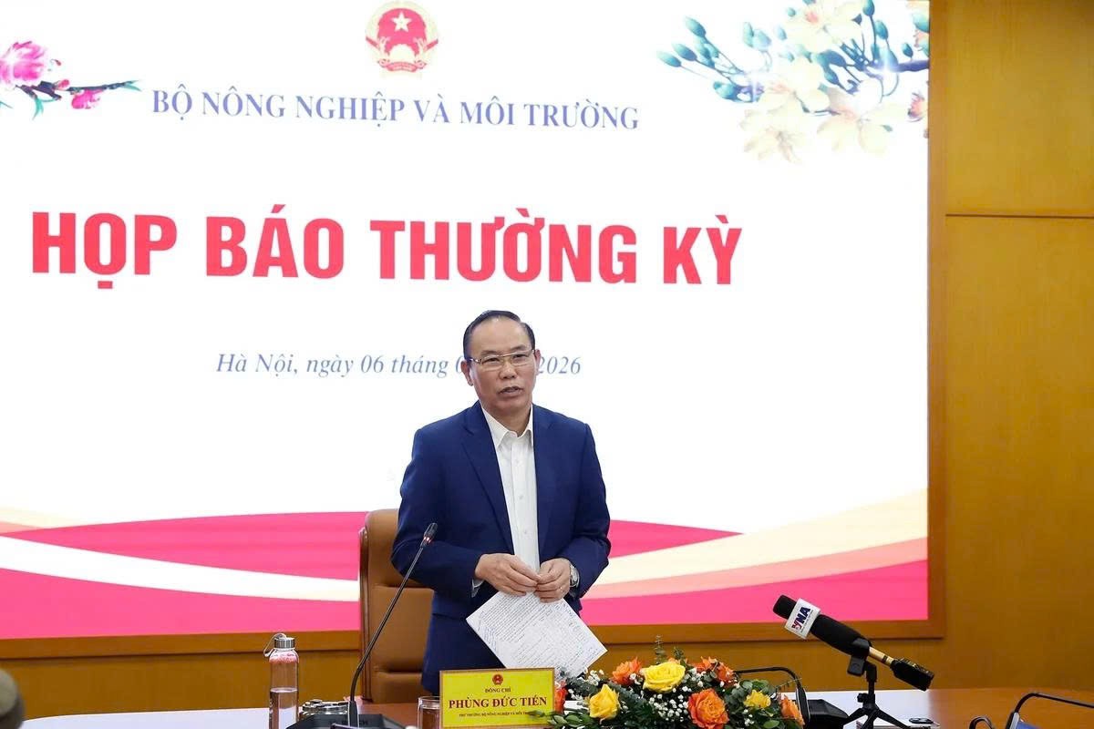 Ngành Nông nghiệp và Môi trường đặt mục tiêu xuất khẩu nông lâm thủy sản đạt 73-74 tỉ USD năm 2026, dựa trên tái cơ cấu sản xuất, mở rộng thị trường và chuyển đổi xanh. (Ảnh: Bộ Nông nghiệp và Môi trường)