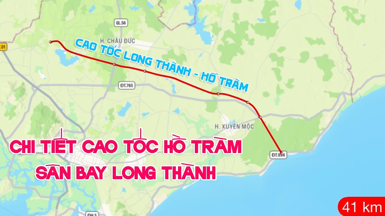 Chi tiết hướng tuyến cao tốc 44.000 tỷ nối thiên đường nghỉ dưỡng Hồ Tràm với sân bay lớn nhất Đông Nam Á -Long Thành của Masterise