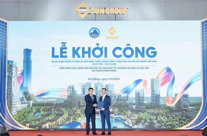 BIDV đã trao thư cam kết cấp tín dụng cho Tập đoàn Sun Group thực hiện dự án Da Nang Downtown