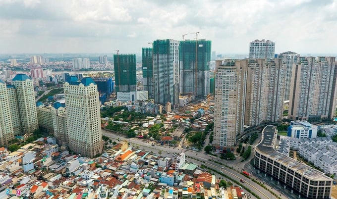   Sau 10 năm, giá căn hộ tại hai đô thị lớn nhất cả nước đã tăng gấp 3 lần, thậm chí hơn. Ảnh minh họa.  