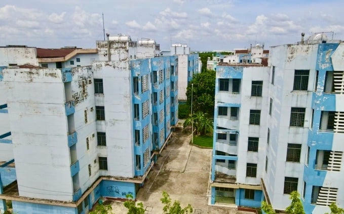   Khu tái định cư Vĩnh Lộc B (huyện Bình Chánh cũ) quy mô hơn 1.900 căn, nhưng đang bỏ trống gần 80%, tháng 6/2024.  