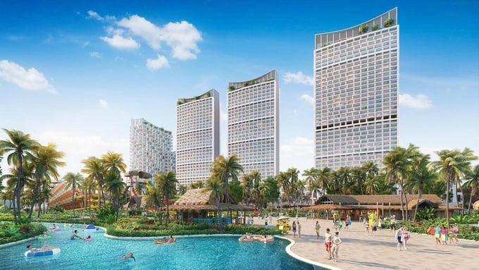   Các tòa tháp Blanca 6-7 mang sắc trắng tinh khôi, tạo hình cánh buồm do Aedas kiến tạo.  