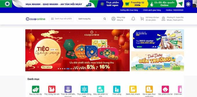   Ứng dụng mua sắm trực tuyến Co.op Online tung ưu đãi kép  