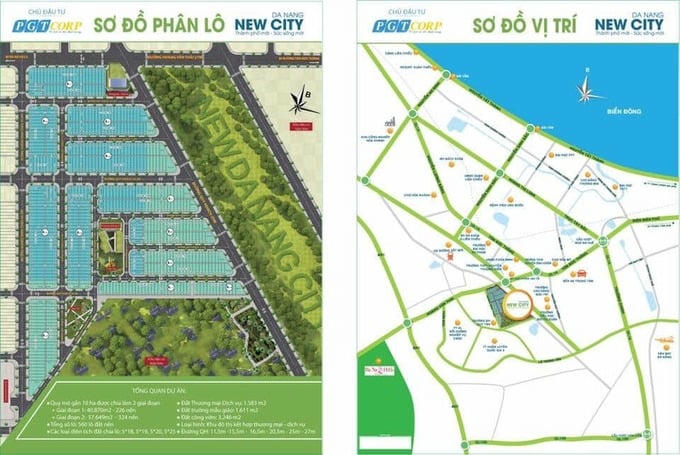   Sơ đồ phân lô dự án New Danang City theo quy hoạch chi tiết 1/500 tại Quyết định 3748/QĐ-UBND ngày 11/6/2016  