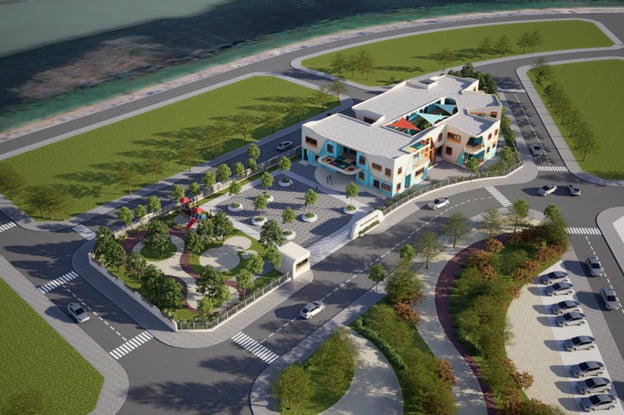   Phối cảnh thiết kế Trường mầm non Montessori tại ROX Living Aquamarine  