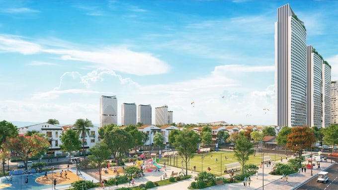   Bộ đôi tháp mới Blanca 6-7 vươn cao tựa cánh buồm căng gió nơi đại dương  