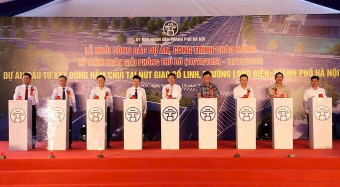 Hà Nội khởi công Dự án đầu tư xây dựng hầm chui tại nút giao Cổ Linh