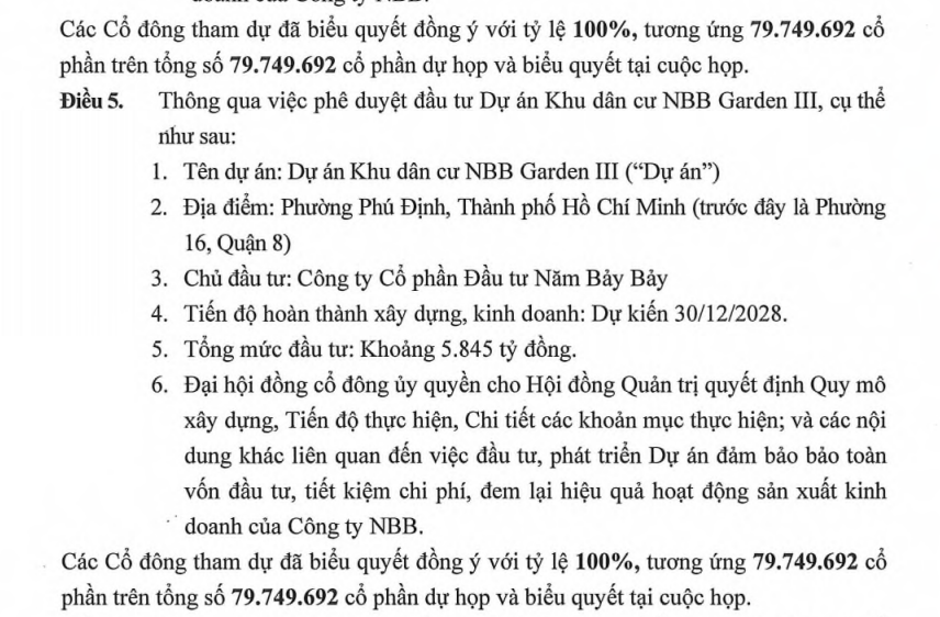 Hé lộ 2 dự án “khủng” hơn 10.000 tỷ đồng của Năm Bảy Bảy tại TP.Hồ Chí Minh
