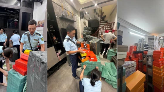 Phát hiện gần 6.000 sản phẩm giày dép giả mạo nhãn hiệu nổi tiếng Phát hiện gần 6.000 sản phẩm giày dép giả mạo nhãn hiệu nổi tiếng
