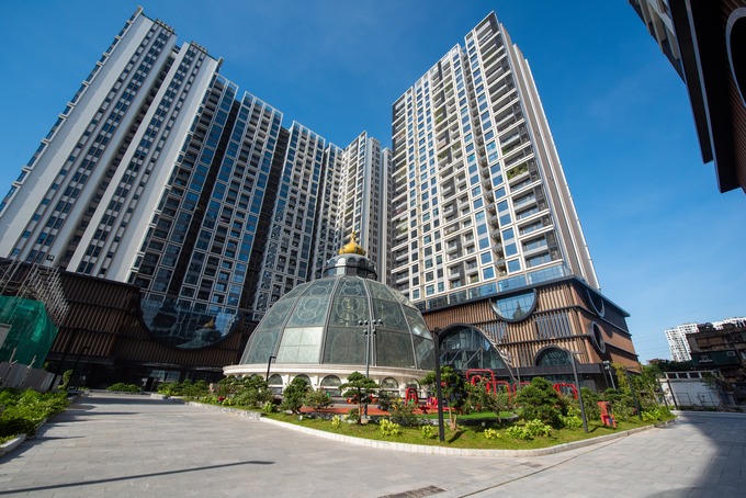 Chủ đầu tư giới thiệu Hinode City là một dự án căn hộ cao cấp ngay trung tâm TP Hà Nội - Ảnh PV &nbsp;