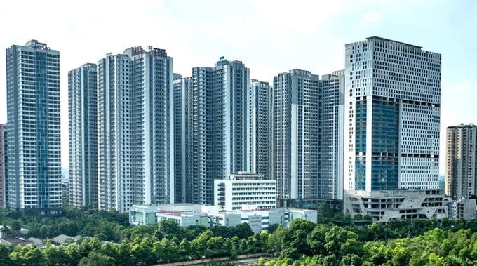 Nguồn cung mới tại Hà Nội đang gia tăng đáng kể, nhưng tập trung chủ yếu ở các sản phẩm giá cao. Ảnh minh họa.