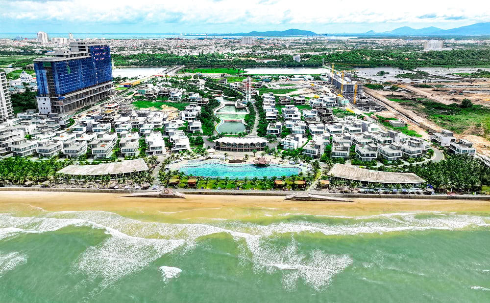 The Maris Vũng Tàu đẩy mạnh thi công cùng lúc 3 tòa tháp và khu biệt thự (Nguồn ảnh: TDG Group).